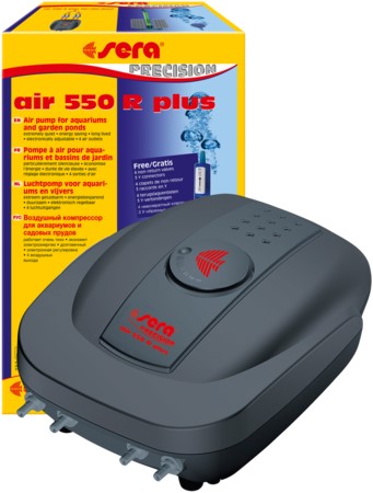 סרה משאבת אוויר 4 יציאות Sera Air Plus 550R