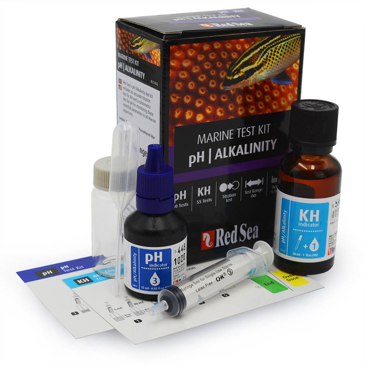 רד סי ערכת בדיקה חומציות ואלקליניטי Red Sea pH/Alkalinity Test Kit