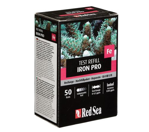 רד סי מילוי לערכת בדיקת ברזל פרו Red Sea Iron Pro Test Kit Refill