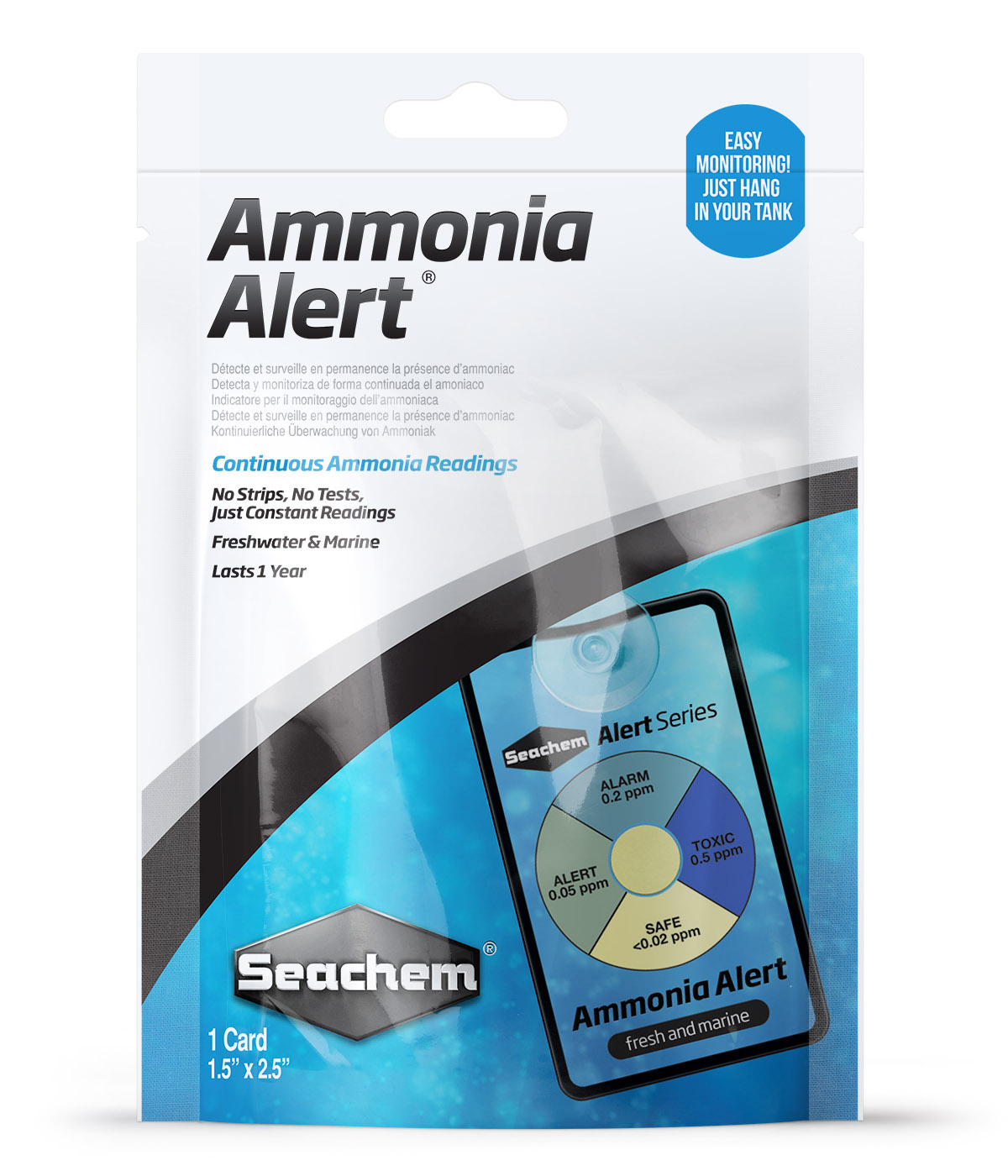 סיכם אמוניה אלרט Seachem Ammonia Alert