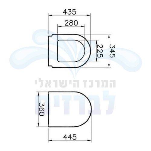 VitrA 72-083-309 | מושב אסלה VitrA S50 | לבן | ויטרה