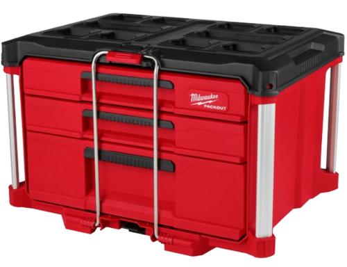 ארגז כלים מילווקי | Milwaukee | עם 3 מגירות Milwaukee PACKOUT 48-22-8447