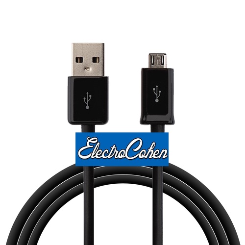 כבל הטענה וסנכרון לססמונג חיבור מיקרו USB Samsung Galaxy Micro USB 