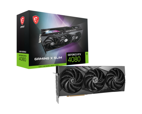 כרטיס מסך MSI GeForce RTX 4080 16GB GAMING X SLIM 
