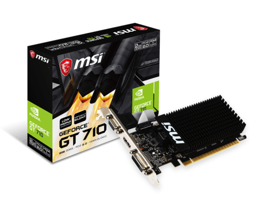כרטיס מסך MSI GeForce GT 710 2GD3H LP