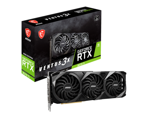 כרטיס מסך MSI GeForce RTX 3070 Ti VENTUS 3X 8G OC 
