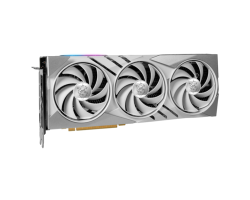כרטיס מסך לבן MSI GeForce RTX 4070 GAMING X SLIM WHITE 12G 