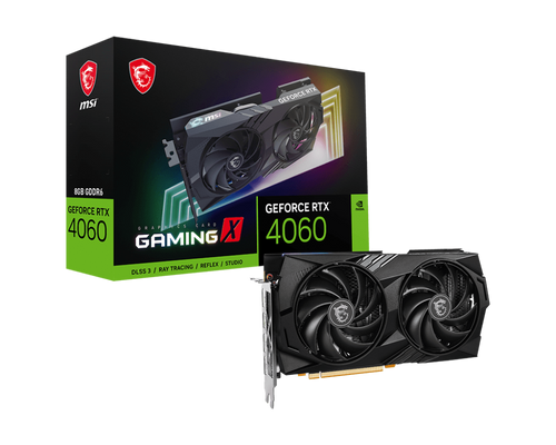 כרטיס מסך MSI  GeForce RTX 4060 GAMING X 8G MLG  