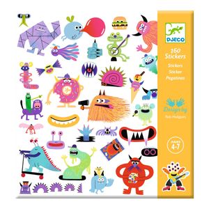 יצירה 160 מדבקות - מפלצות