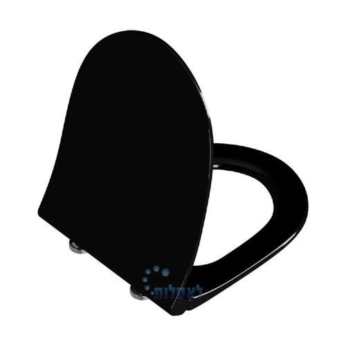 VitrA 100-070-009 | מושב אסלה דק VitrA Sento Slim | שחור | ויטרה