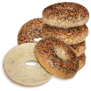 בייגל אמריקאי אמיתי עם תוספות 6 יח