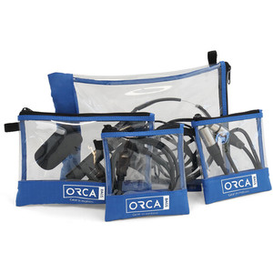 סט נרתיקי אביזרים שקופים ORCA Pouch Kit
