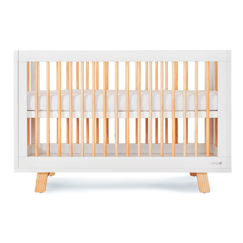 מיטת תינוק דייניז מולי לבן/עץ – Dainy’s Moly™ Baby Bed White/Wood 120×60 cm
