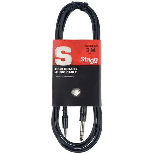 כבל סטריאו 3 מטר miniPL-PL מבית Stagg