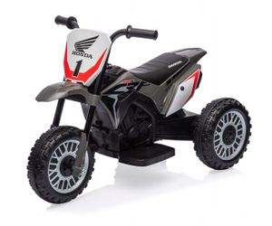 בימבה אופנוע ממונעת דמוי הונדה Honda CRF-450R 6V עם גלגלי עזר, מונע התהפכות ואפקטים קוליים - שחור
