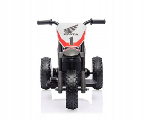 בימבה אופנוע ממונעת דמוי הונדה Honda CRF-450R 6V עם גלגלי עזר, מונע התהפכות ואפקטים קוליים - שחור