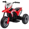 בימבה אופנוע ממונעת דמוי הונדה Honda CRF-450R 6V עם גלגלי עזר, מונע התהפכות ואפקטים קוליים - אדום