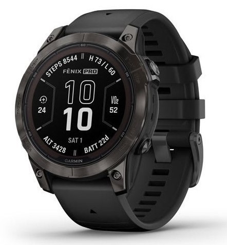 שעון ספורט חכם Garmin Fenix 7 Pro Sapphire Solar Titanium