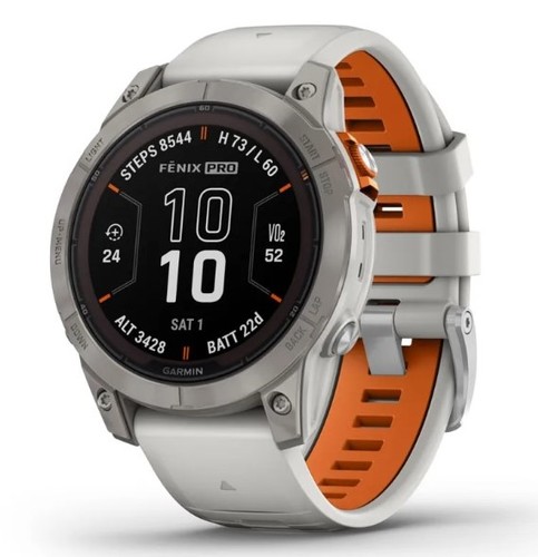 שעון ספורט חכם Garmin Fenix 7 Pro Sapphire Solar Titanium