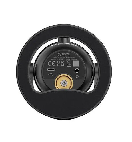 מיקרופון שולחני לסטרימינג, זום סאונד רדיופוני למחשב וטלפונים Boya BY-CM5
