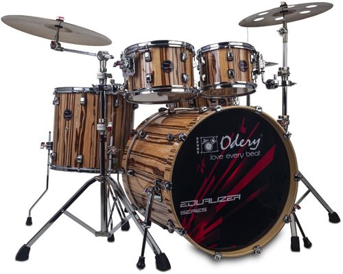 מערכת תופים 5 חלקים 22 אינץ' EQ-220L מסדרת EQUALIZER בצבע PURE NATURAL TREES מבית Odery-(Brazil)