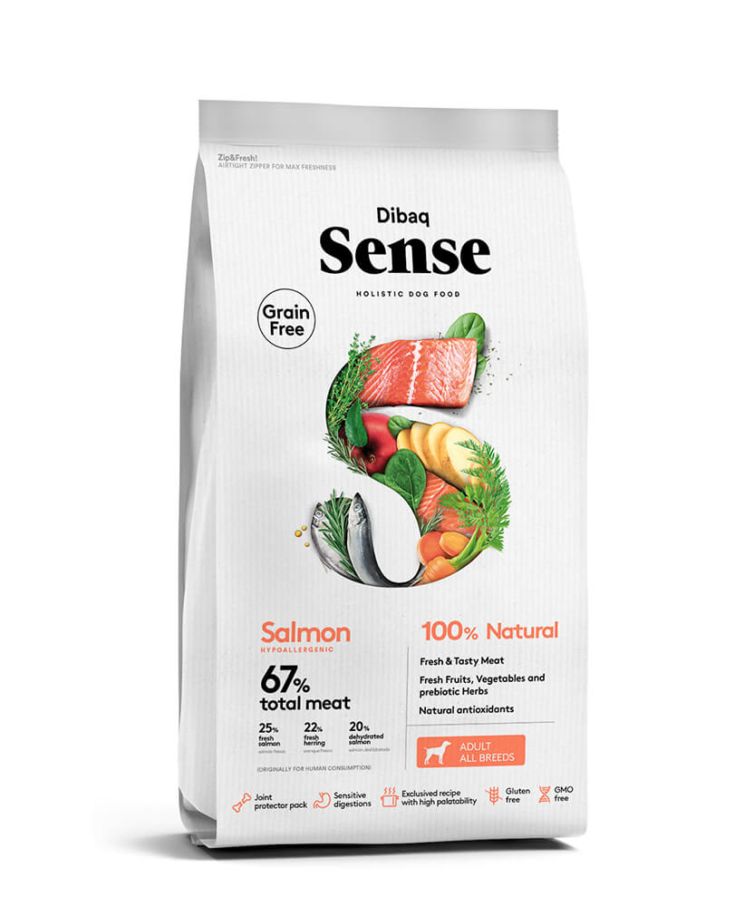 סנס נטול דגנים סלמון 12 ק״ג Sense