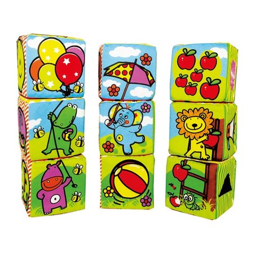 קוביות משחק רכות - Biba Toys