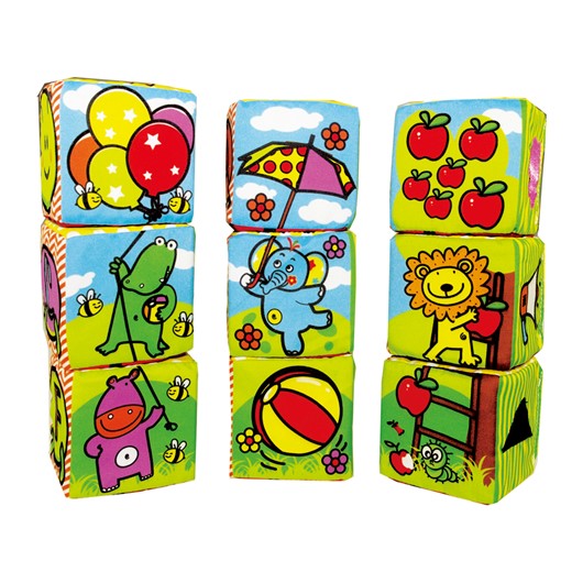 קוביות משחק רכות - Biba Toys
