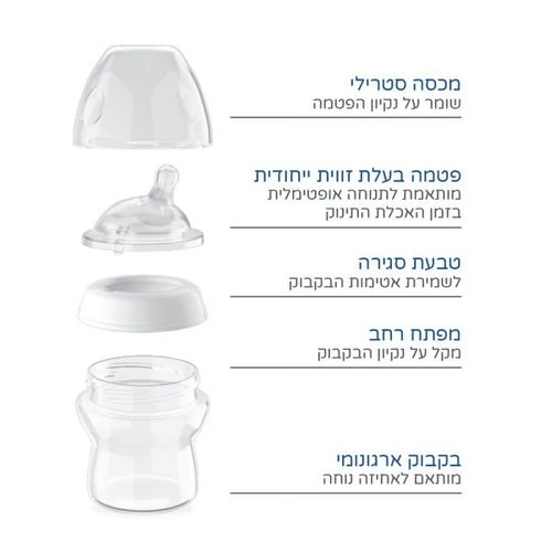 בקבוק נטורל פילינג Chicco - Natural Feeling Bottle