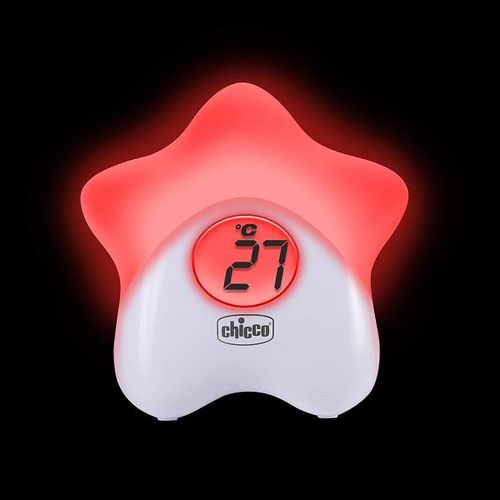 תרמומטר/מנורת לילה כוכב מאיר
