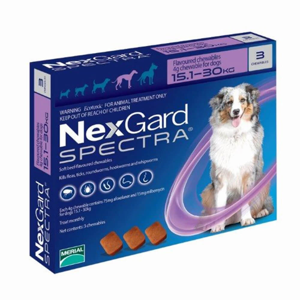 נקסגארד ספקטרה 15-30 ק״ג NexGard Spectra