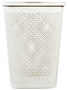 מיכל כביסה TERRAZZO HAMPER לבן