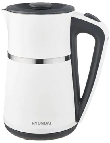 קומקום חשמלי דיגיטלי 1.7 ליטר Cool-Touch דגם Hyundai HYK-8715DB - צבע שחור