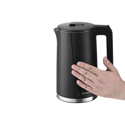 קומקום חשמלי 1.7 ליטר צבע שחור תוצרת HYUNDAI דגם HYK-8718B