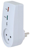 מגן ברקים למוצרי חשמל אוניברסלי כולל השהיה GPT PA-ISE-01SD1