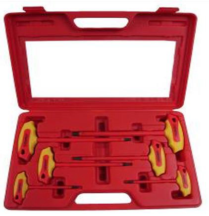 סט 7 מפתחות טורקס VDE ידית T מידות T10-T40 ROHER