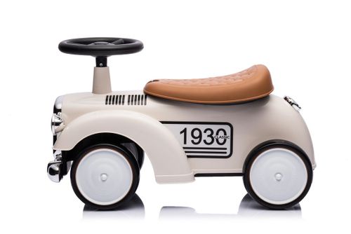 בימבה 1930 רטרו בעיצוב וינטג' עם גלגלי EVA שקטים, צופר ותא אחסון - לבן