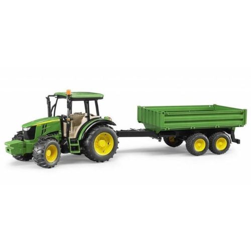 רודר - טרקטור ג'ון דיר לילדים 5115M + עגלה 2108