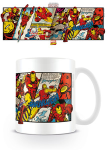 Marvel Retro Iron Man Panels - Mug Pyramid
