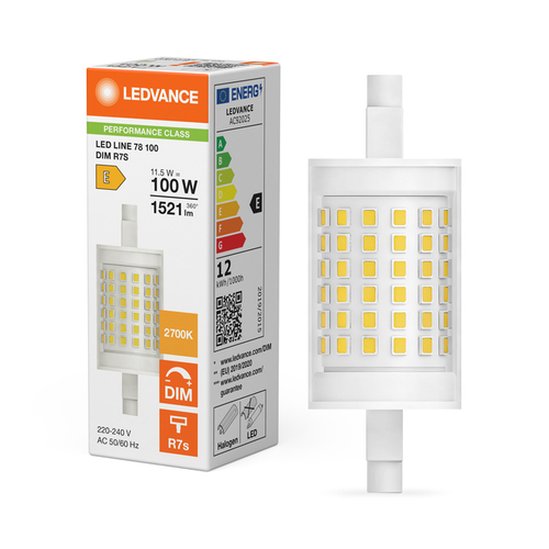 נורת לד תחליפית להלוגן קצר 78MM 12W Osram