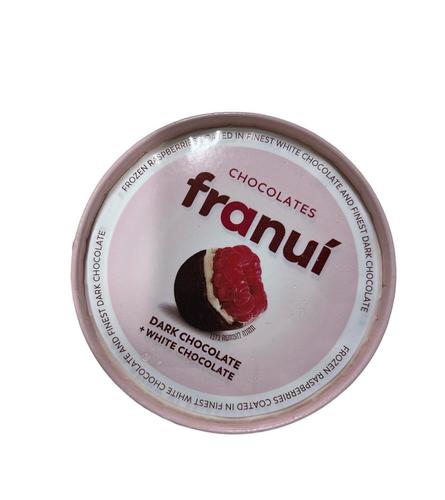 פטל אדום מצופה שוקולד חלב -franui