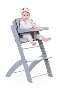 כסא אוכל לתינוק מעץ CHILDHOME (כולל מגש)