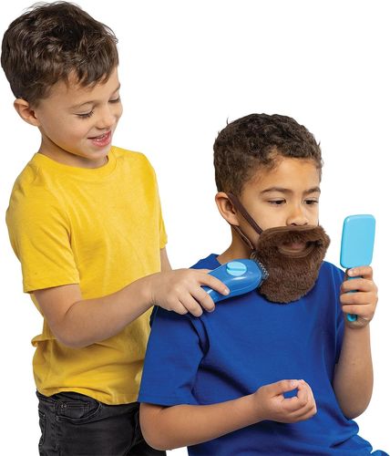 סט גילוח ועיצוב זקנים למשחקי דמיון עם מייבש שיער חשמלי 16 חלקים