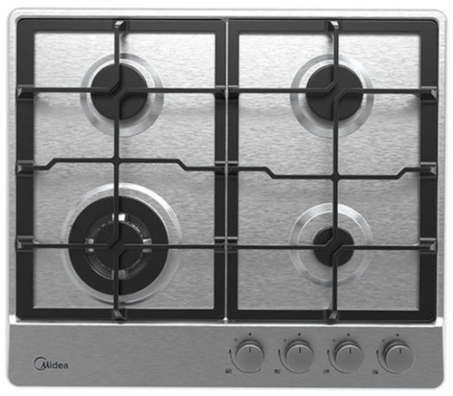 כיריים גז 60 ס”מ 4 להבות בישול MIDEA מידאה דגם – 60SJ402 6741 גימור נירוסטה
