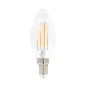 נורת פילמנט לדימור נר WW 6W שקוף SE-FD3514C/6WW E14