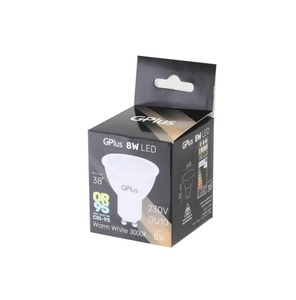נורת לד 8W 230V GU10-אור צהוב CRI95 WW 8W SE-CRGU10/8WW GPlus