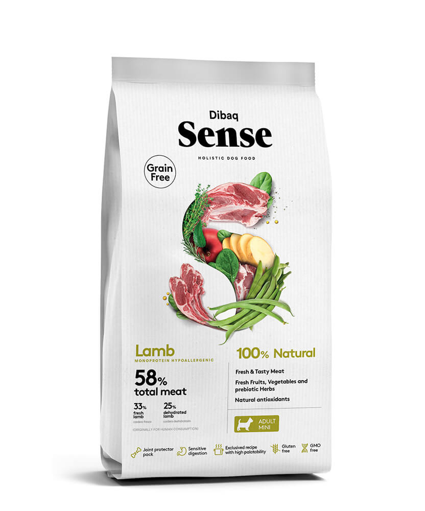 סנס נטול דגנים מיני כבש 2 ק״ג Sense