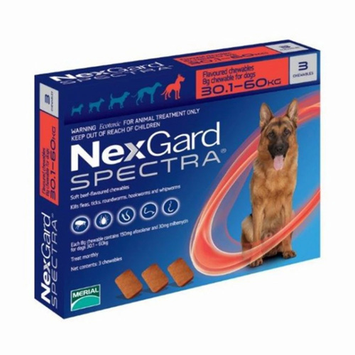 נקסגארד ספקטרה 30-60 ק״ג NexGard Spectra