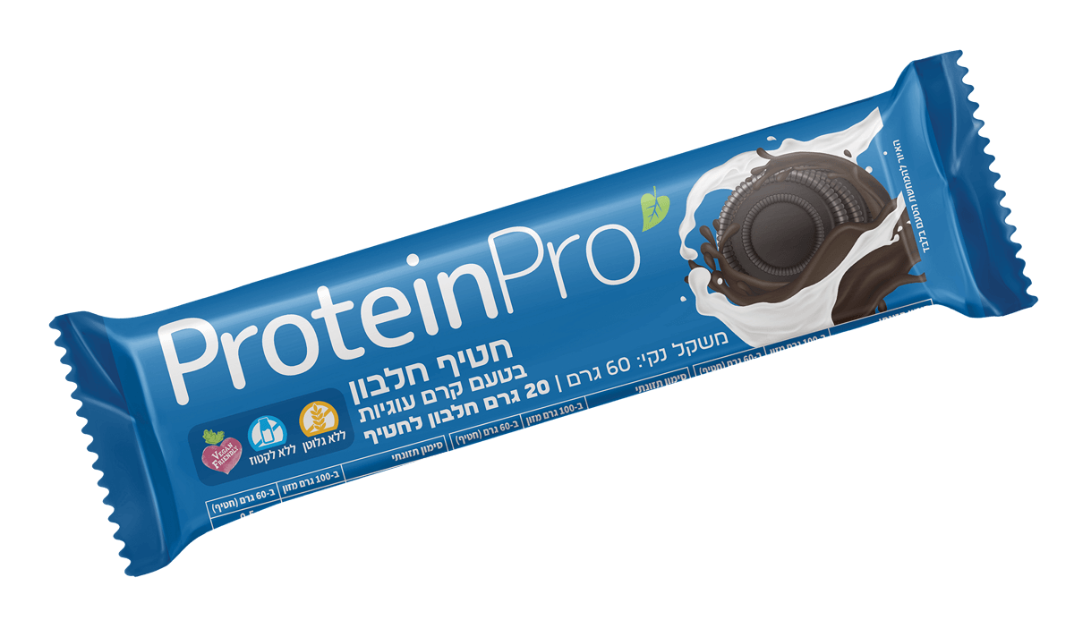 חטיף חלבון קרם עוגיות ProteinPro