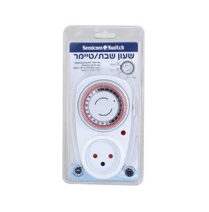 טיימר/שעון שבת Semicom Switch 16A דגם SM-GMT03A-IS סמיקום